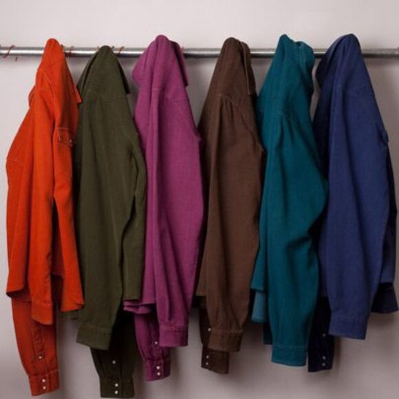 Ryan Michael Brown Cord Shirt M1027b - Picture 4 of 7